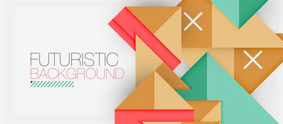 Triangle Vector Background Illustration For Wallpaper, Banner, Background, Card Stock Illustration