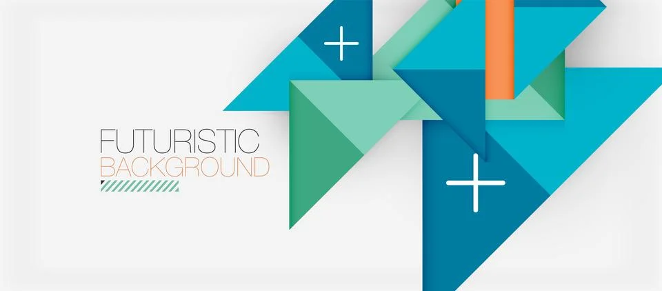 Triangle Vector Background Illustration For Wallpaper, Banner, Background, Card Stock Illustration