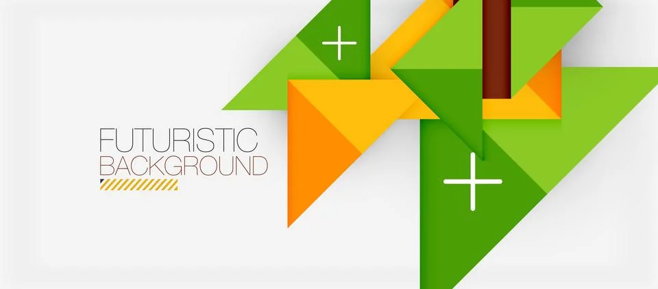 Triangle Vector Background Illustration For Wallpaper, Banner, Background, Card Stock Illustration