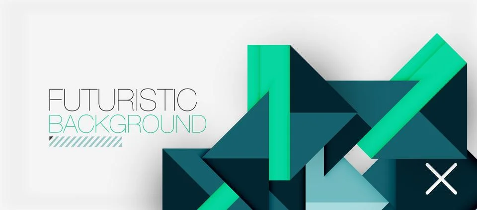 Triangle Vector Background Illustration For Wallpaper, Banner, Background, Card Illustrazione stock