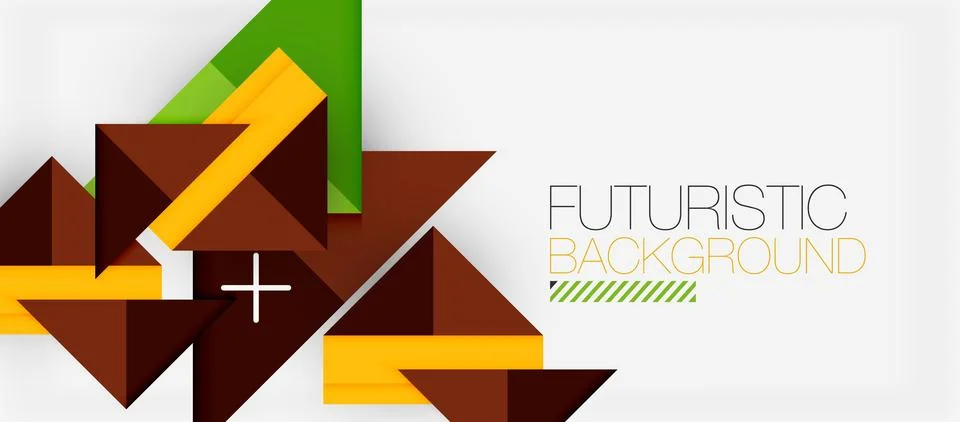 Triangle Vector Background Illustration For Wallpaper, Banner, Background, Card Stock Illustration