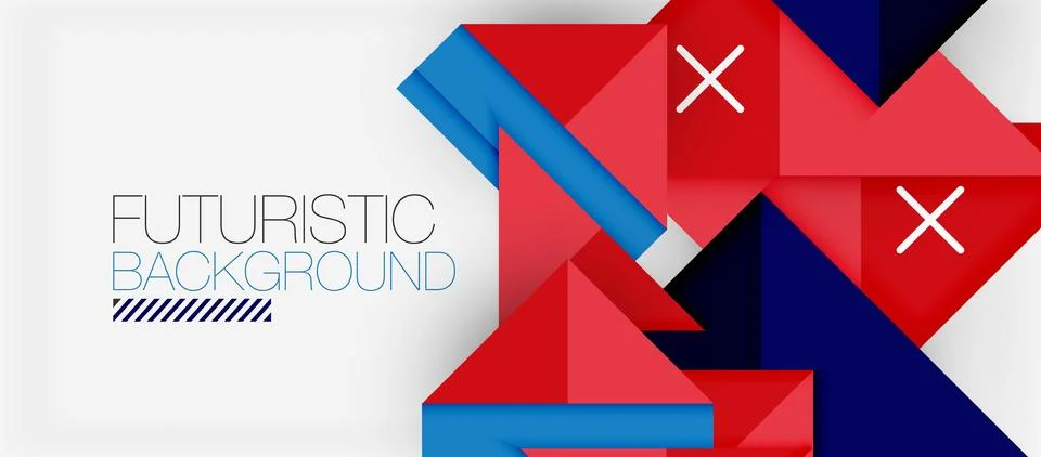 Triangle Vector Background Illustration For Wallpaper, Banner, Background, Card Stock Illustration
