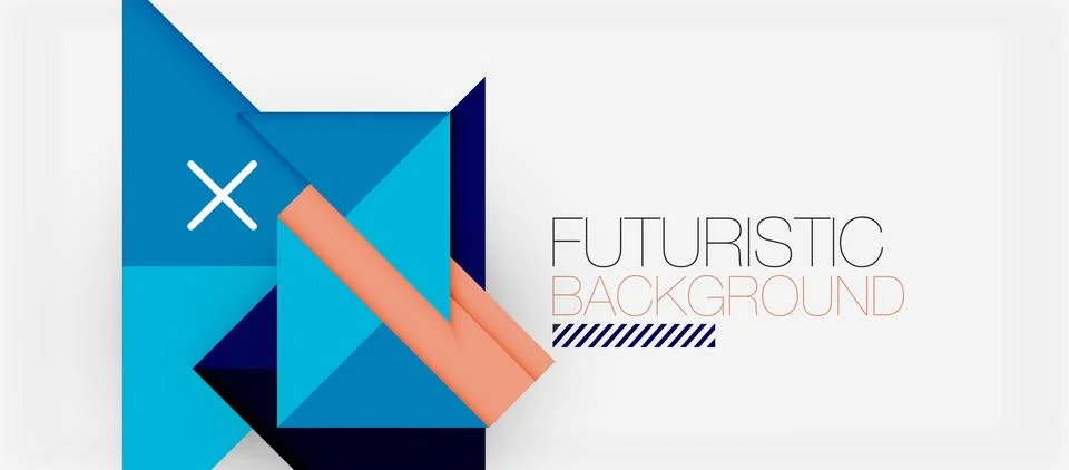 Triangle Vector Background Illustration For Wallpaper, Banner, Background, Card Stock Illustration