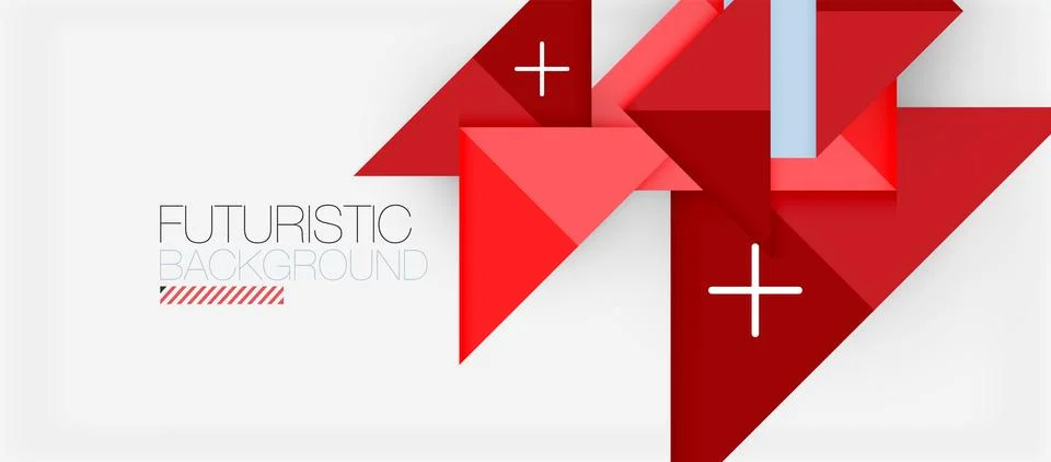 Triangle Vector Background Illustration For Wallpaper, Banner, Background, Card Stock Illustration
