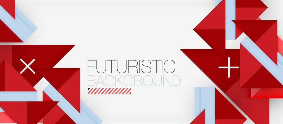 Triangle Vector Background Illustration For Wallpaper, Banner, Background, Card Stock Illustration