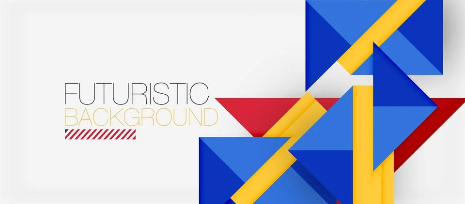 Triangle Vector Background Illustration For Wallpaper, Banner, Background, Card Stock Illustration