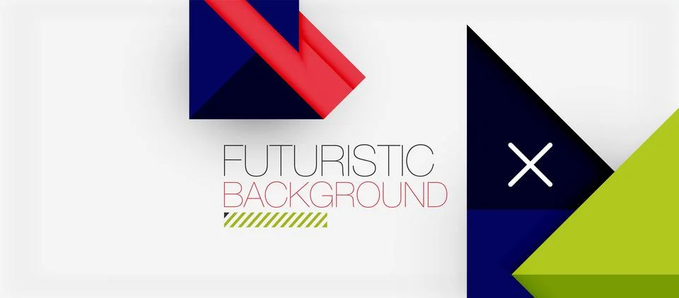 Triangle Vector Background Illustration For Wallpaper, Banner, Background, Card Stock Illustration