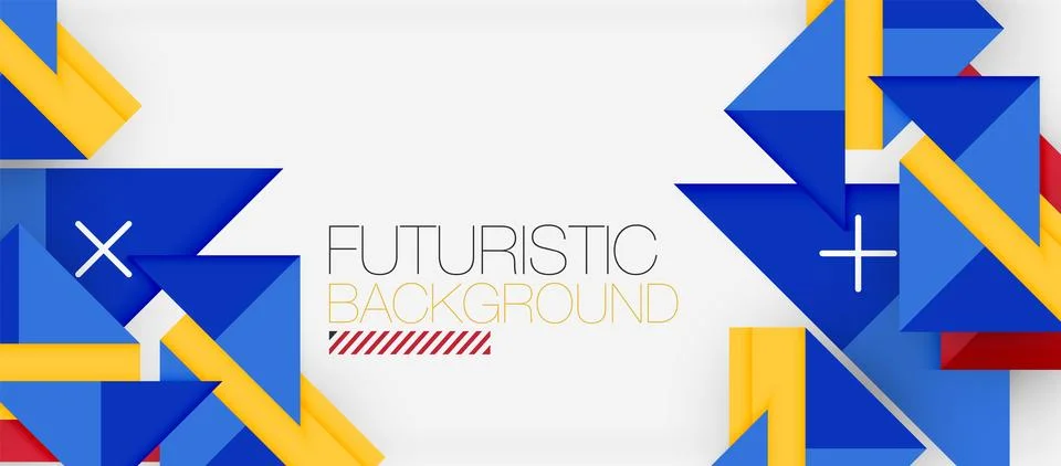 Triangle Vector Background Illustration For Wallpaper, Banner, Background, Card Stock Illustration