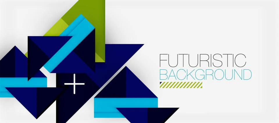 Triangle Vector Background Illustration For Wallpaper, Banner, Background, Card Stock Illustration