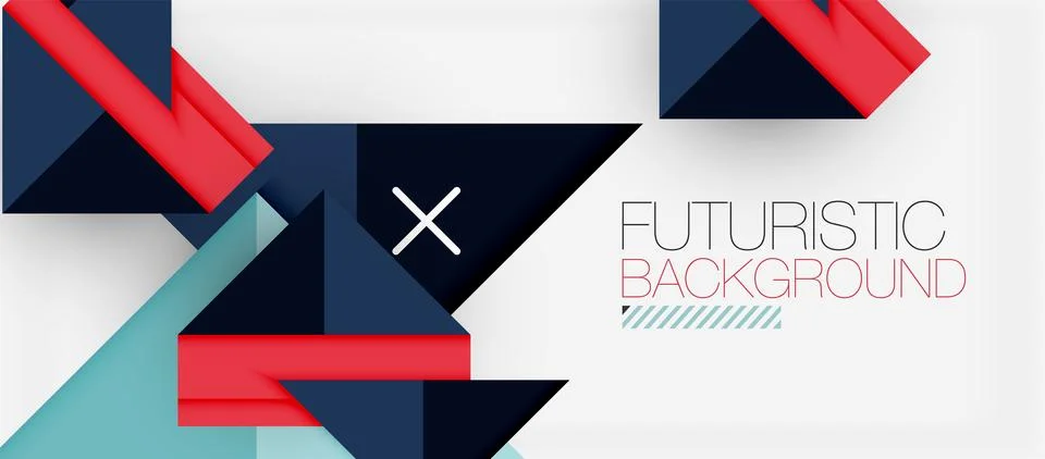 Triangle Vector Background Illustration For Wallpaper, Banner, Background, Card Stock Illustration