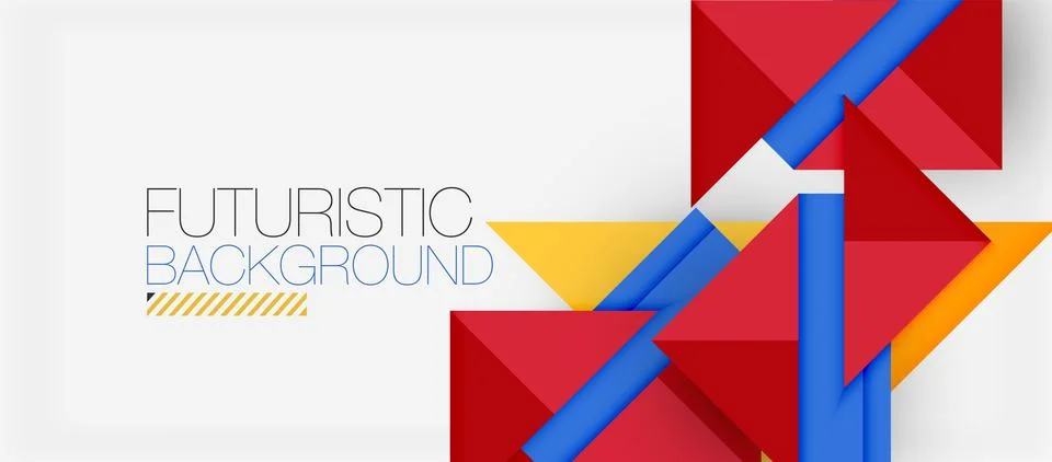 Triangle Vector Background Illustration For Wallpaper, Banner, Background, Card Stock Illustration