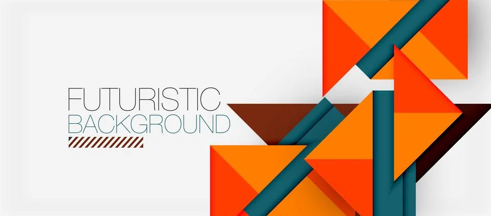 Triangle Vector Background Illustration For Wallpaper, Banner, Background, Card Stock Illustration