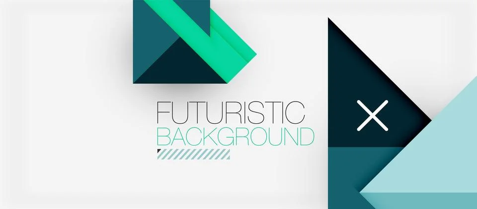 Triangle Vector Background Illustration For Wallpaper, Banner, Background, Card Stock Illustration