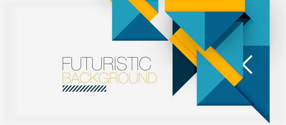 Triangle Vector Background Illustration For Wallpaper, Banner, Background, Card Stock Illustration