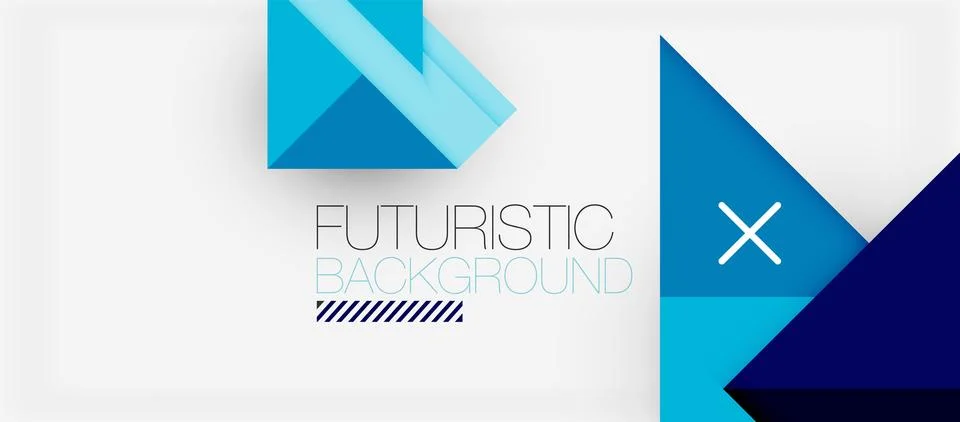 Triangle Vector Background Illustration For Wallpaper, Banner, Background, Card Stock Illustration