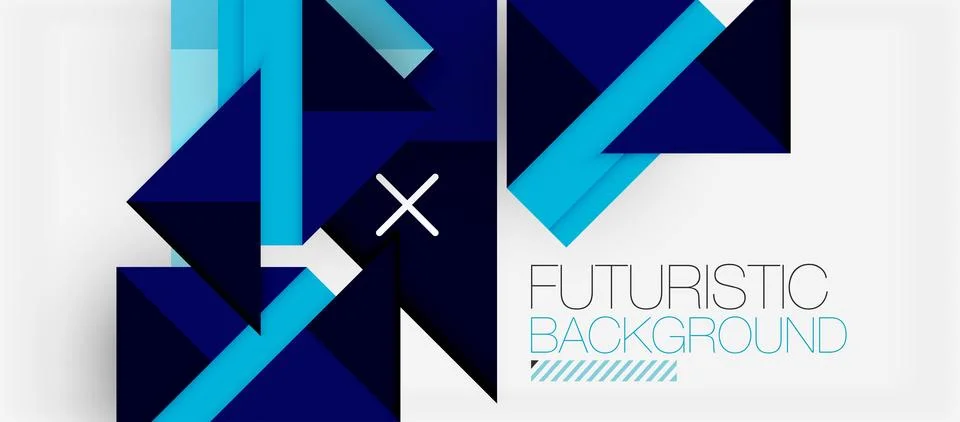 Triangle Vector Background Illustration For Wallpaper, Banner, Background, Card Stock Illustration