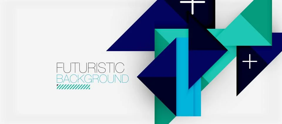 Triangle Vector Background Illustration For Wallpaper, Banner, Background, Card Stock Illustration