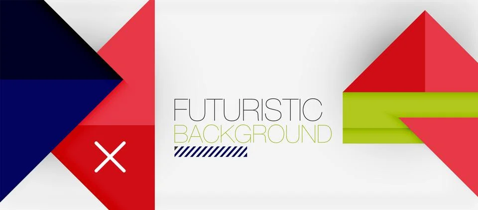 Triangle Vector Background Illustration For Wallpaper, Banner, Background, Card Stock Illustration