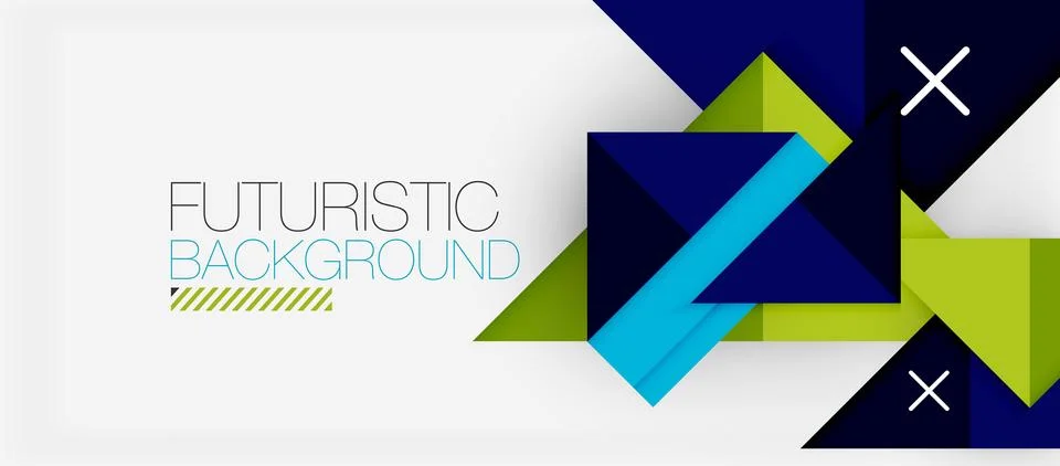 Triangle Vector Background Illustration For Wallpaper, Banner, Background, Card Illustrazione stock