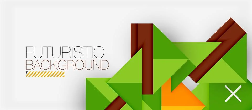 Triangle Vector Background Illustration For Wallpaper, Banner, Background, Card Stock Illustration