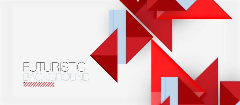 Triangle Vector Background Illustration For Wallpaper, Banner, Background, Card Stock Illustration