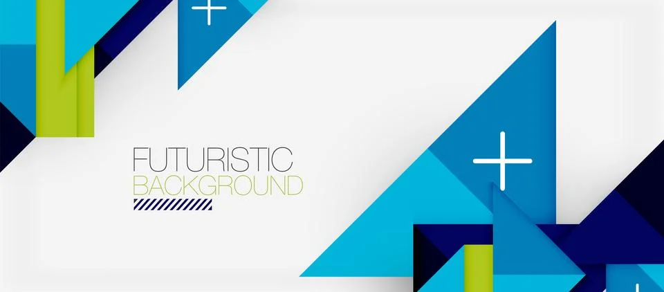 Triangle Vector Background Illustration For Wallpaper, Banner, Background, Card Stock Illustration