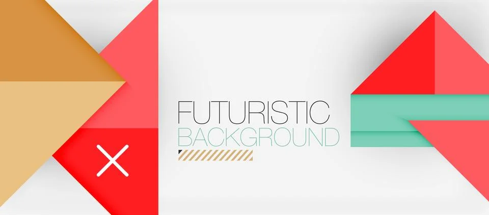 Triangle Vector Background Illustration For Wallpaper, Banner, Background, Card Stock Illustration