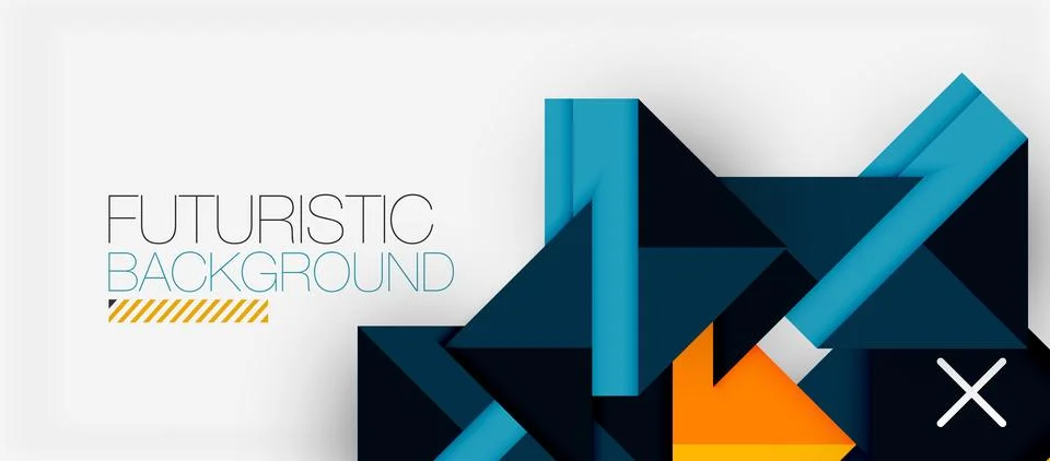 Triangle Vector Background Illustration For Wallpaper, Banner, Background, Card Stock Illustration