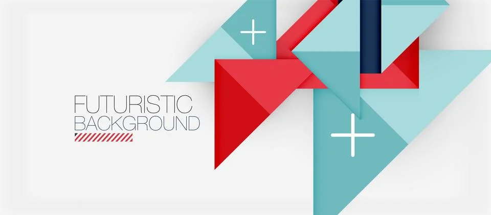 Triangle Vector Background Illustration For Wallpaper, Banner, Background, Card Stock Illustration