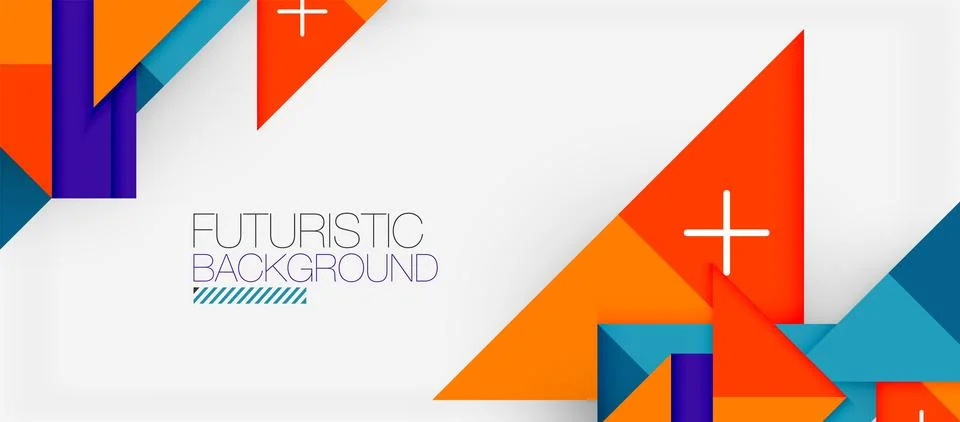 Triangle Vector Background Illustration For Wallpaper, Banner, Background, Card Stock Illustration