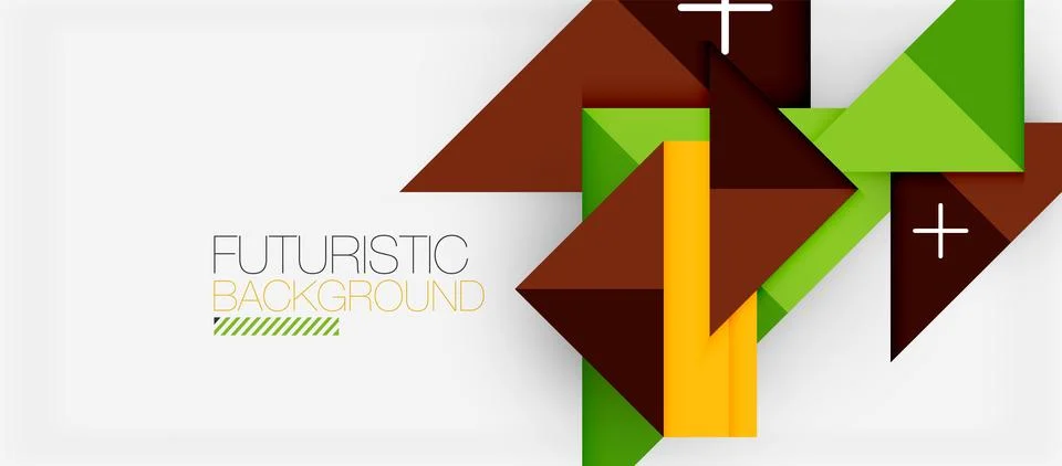 Triangle Vector Background Illustration For Wallpaper, Banner, Background, Card Stock Illustration