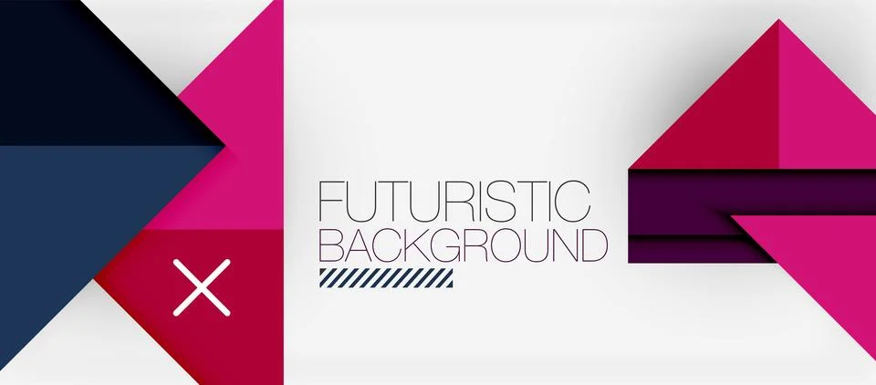 Triangle Vector Background Illustration For Wallpaper, Banner, Background, Card Stock Illustration