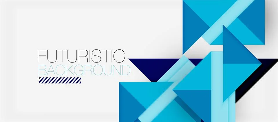 Triangle Vector Background Illustration For Wallpaper, Banner, Background, Card Stock Illustration
