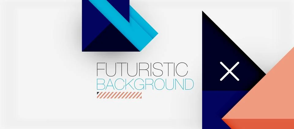 Triangle Vector Background Illustration For Wallpaper, Banner, Background, Card Stock Illustration