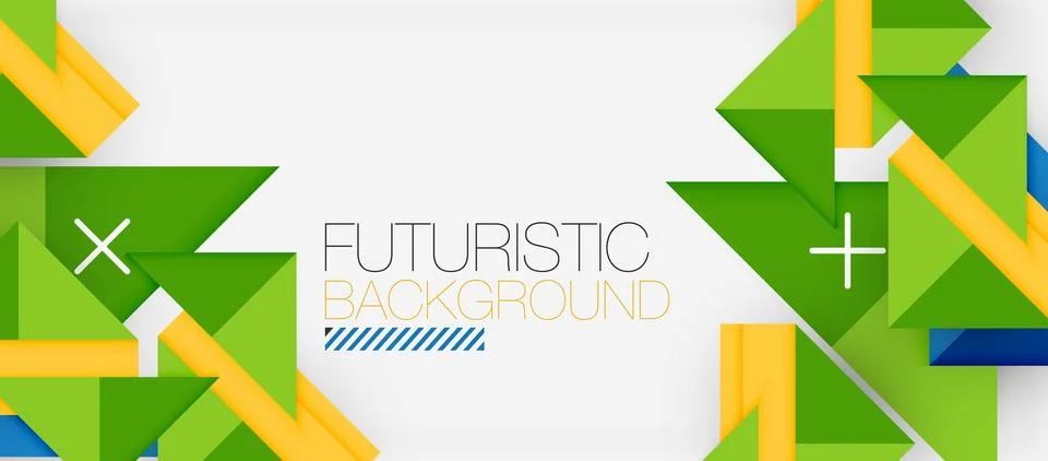Triangle Vector Background Illustration For Wallpaper, Banner, Background, Card Stock Illustration
