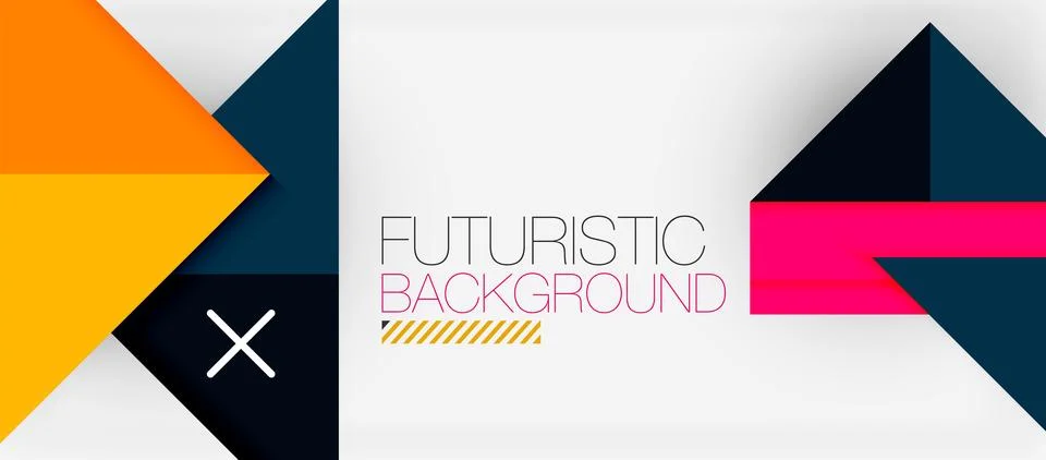 Triangle Vector Background Illustration For Wallpaper, Banner, Background, Card Stock Illustration