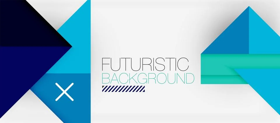 Triangle Vector Background Illustration For Wallpaper, Banner, Background, Card Stock Illustration