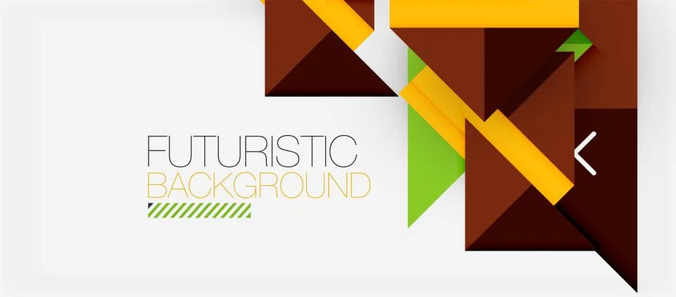 Triangle Vector Background Illustration For Wallpaper, Banner, Background, Card Stock Illustration