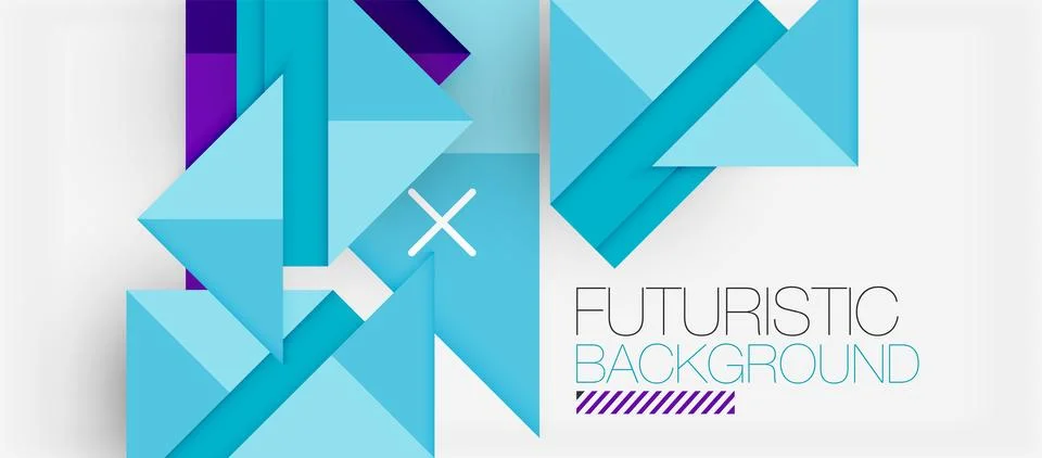 Triangle Vector Background Illustration For Wallpaper, Banner, Background, Card Stock Illustration
