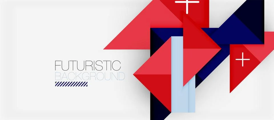 Triangle Vector Background Illustration For Wallpaper, Banner, Background, Card Stock Illustration