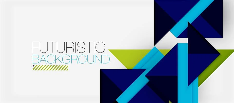 Triangle Vector Background Illustration For Wallpaper, Banner, Background, Card Stock Illustration