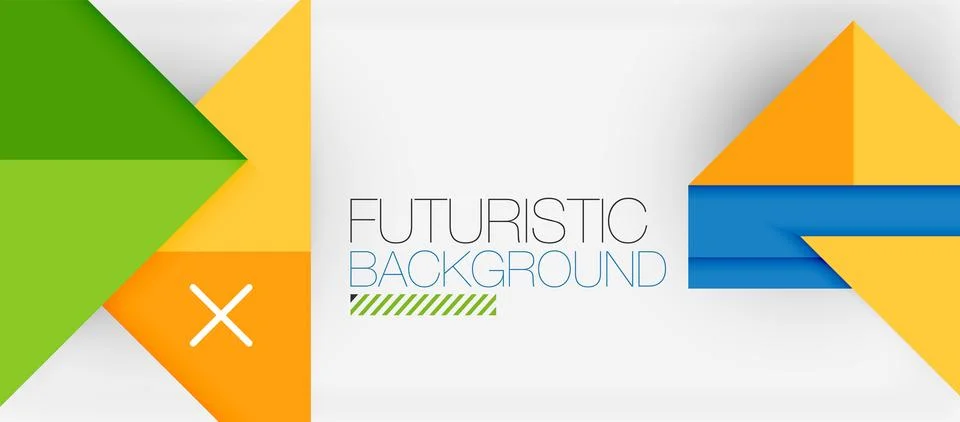 Triangle Vector Background Illustration For Wallpaper, Banner, Background, Card Stock Illustration