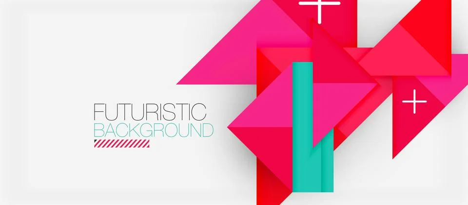 Triangle Vector Background Illustration For Wallpaper, Banner, Background, Card Stock Illustration