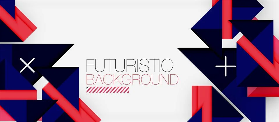 Triangle Vector Background Illustration For Wallpaper, Banner, Background, Card Stock Illustration