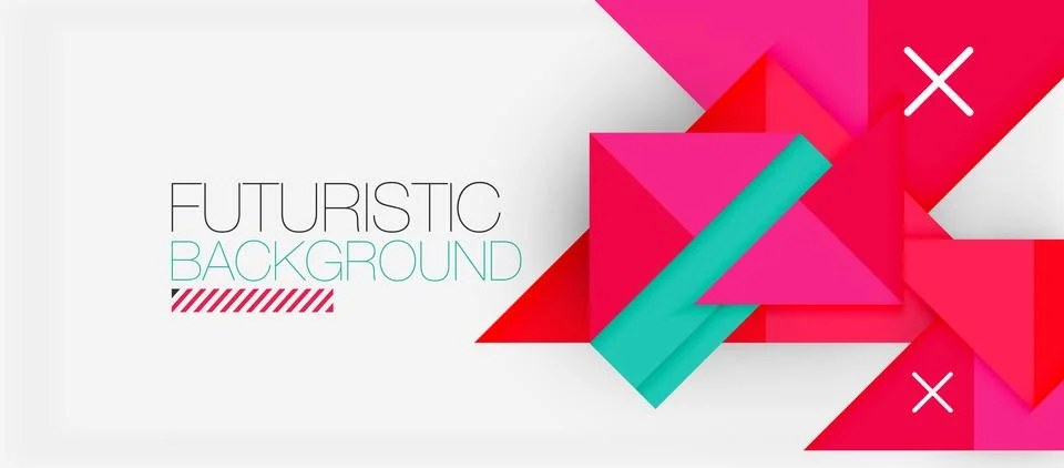 Triangle Vector Background Illustration For Wallpaper, Banner, Background, Card Stock Illustration