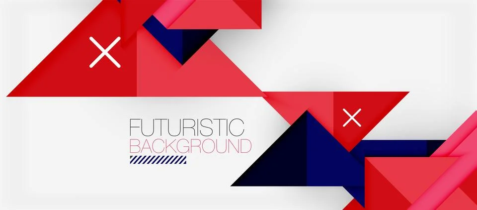 Triangle Vector Background Illustration For Wallpaper, Banner, Background, Card Stock Illustration