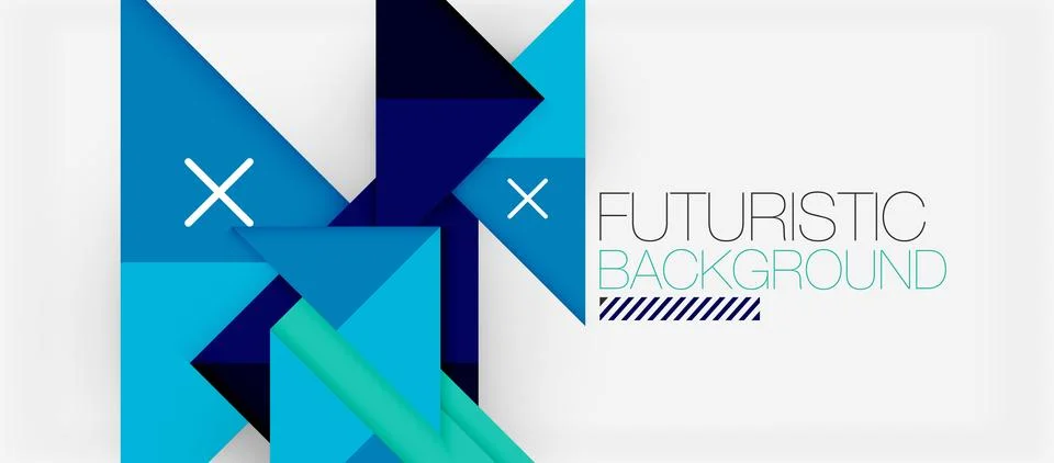 Triangle Vector Background Illustration For Wallpaper, Banner, Background, Card Stock Illustration