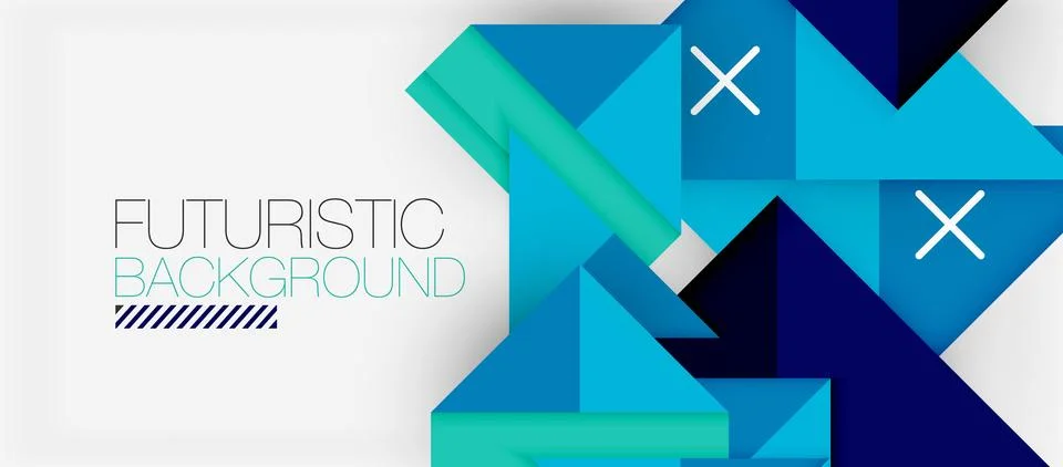 Triangle Vector Background Illustration For Wallpaper, Banner, Background, Card Stock Illustration