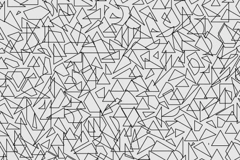 Triangle Vector design elements set Stock Illustration