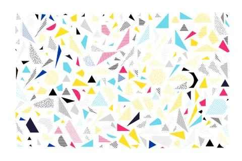 Triangle Vector design elements set Illustrazione stock